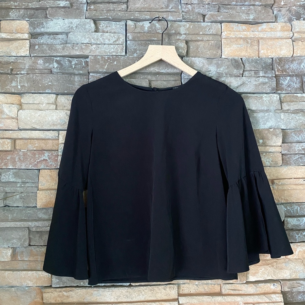 Topshop Belle Sleeve Blouse